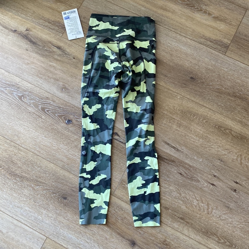 Lululemon Fast and Free tight 25” Camo - Picture 3 of 3